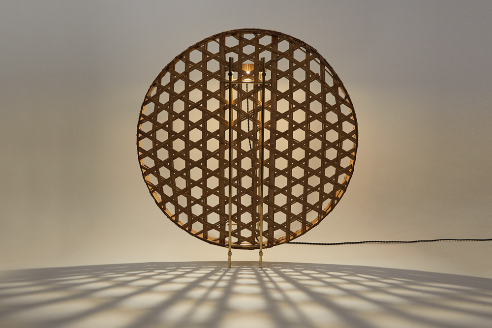 lattice floor lamp